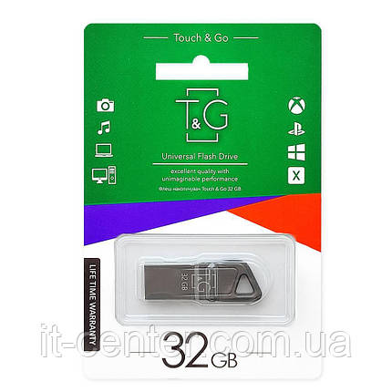 Флеш-накопичувач USB 32GB T&G 114 Metal Series (TG114-32G), фото 3