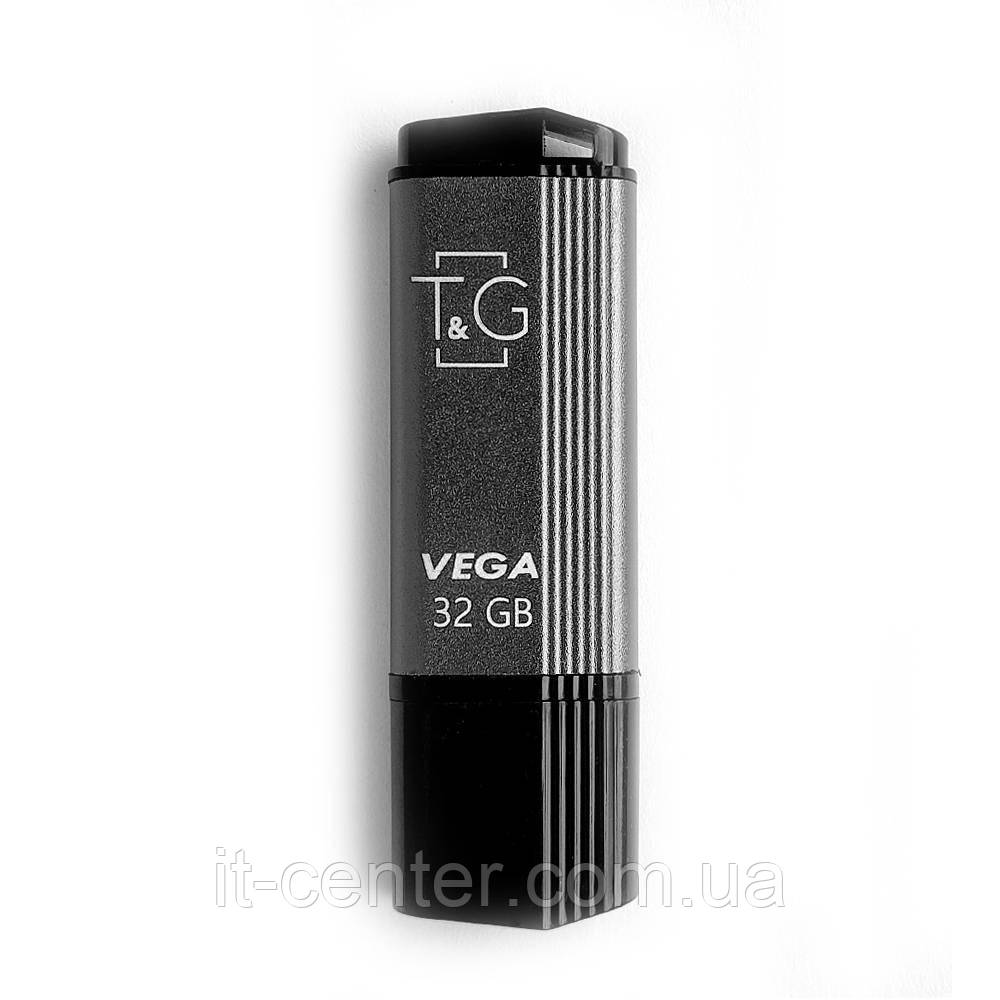 Флеш-накопичувач USB 32GB T&G 121 Vega Series Grey (TG121-32GBGY)