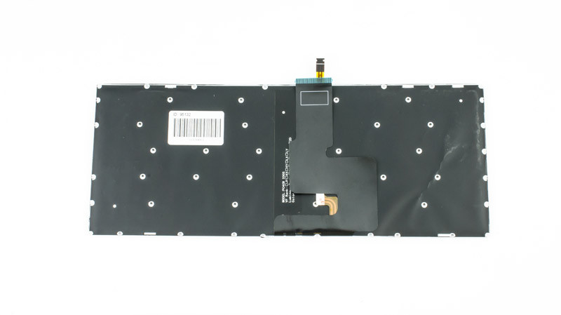 Клавіатура для ноутбука LENOVO (IdeaPad 320-14 series) rus, onyx black, без фрейма, підсвічування клавіш(оригінал)