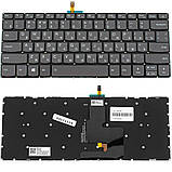 Клавіатура для ноутбука LENOVO (IdeaPad 320-14 series) rus, onyx black, без фрейма, підсвічування клавіш(оригінал), фото 3