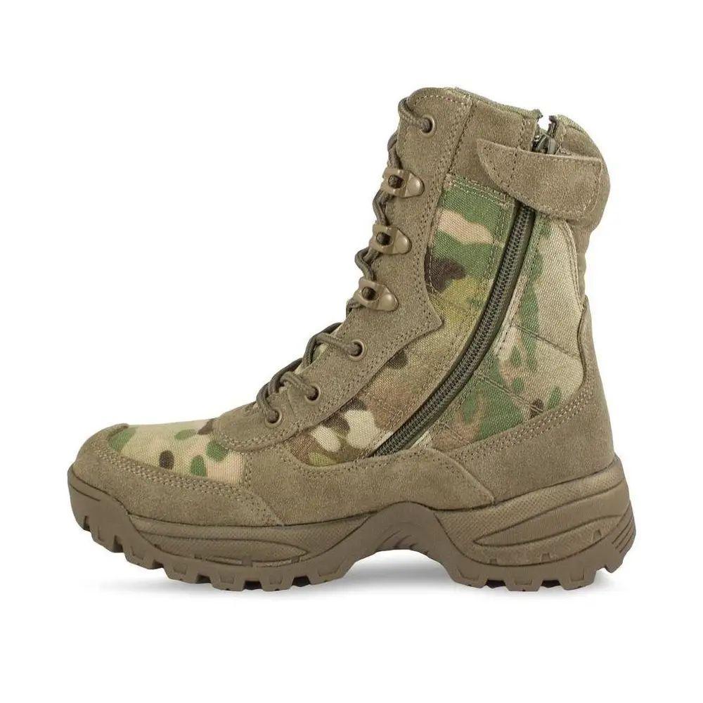 Берці демісезонні MIL-TEC TACTICAL SIDE ZIP BOOTS Мультикам, фото 1