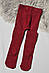Колготи дитячі з малюнком для дівчинки бордового кольору р.104-116 189949M, фото 2
