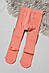 Колготи дитячі з малюнком для дівчинки теракотового кольору р.104-116 189954M, фото 2