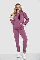 Женский Спортивный Костюм На Флисе Однотонный Комплект Худи Брюки Сливовый Denver 39 Спорт Костюм Жіночий На