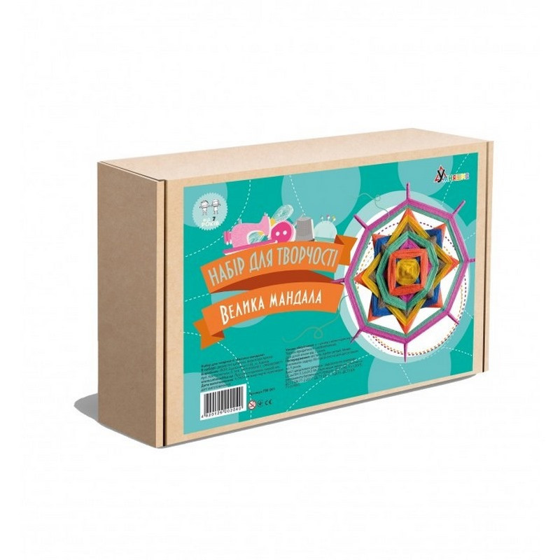 Набір дитячої творчості "Плетіння-Велика мандала" ПМ-001