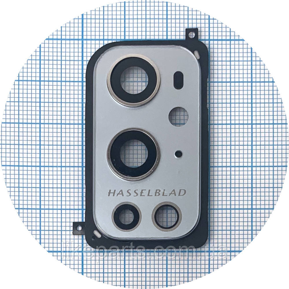 Скло камери OnePlus 9 Pro (з сірою рамкою), фото 1