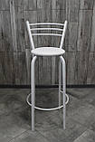 Стілець барний, для барної стійки, для кафе, високий стілець, металевий барний стілець, стілець для бара, фото 4