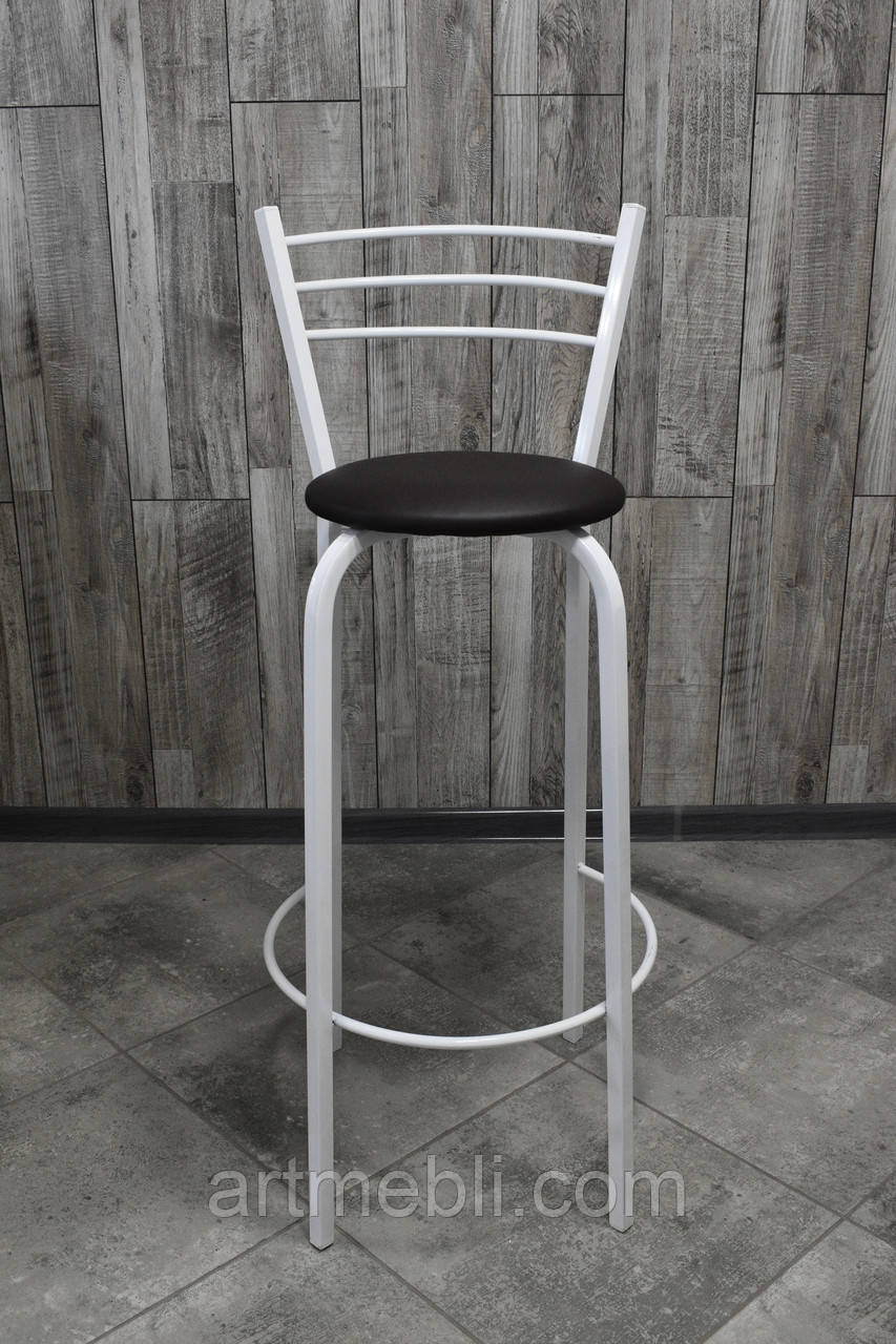 Стілець барний, для барної стійки, для кафе, високий стілець, металевий барний стілець, стілець для бара, фото 1