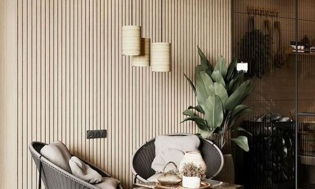 Пиляна ламель з берези для настінних панелей