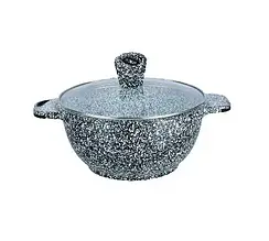 Каструля-казан з кришкою 6,6л Edenberg (мармурове покриття)