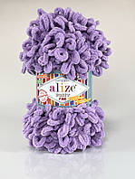 Пряжа Alize Puffy Fine 166 бузковий