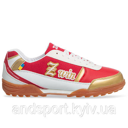 Сороконіжки футбольні Zelart OB-90203-RW розмір 40-45 червоний-білий Код OB-90203-RW, фото 1
