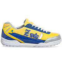 Сороконіжки футбольні Zelart OB-90203-YB розмір 40-45 жовтий-синій Код OB-90203-YB