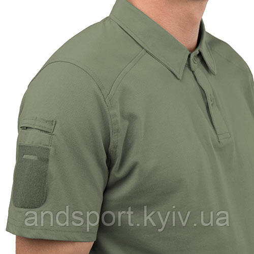 Футболка поло Combat, колір олива, розмір 3XL.