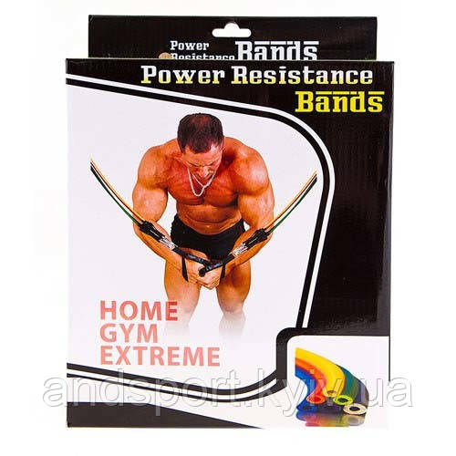 Еспандер трубчастий, 5 джгутів. Значок на ящик.