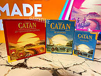 Комплект настільних ігор "Катан" (Колонізатори) + правила с переводом
