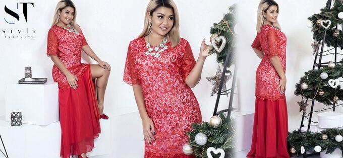 Неймовірна жіноча сукня, тканина "Шифон" 50, 52 розмір 50