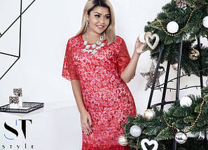 Неймовірна жіноча сукня, тканина "Шифон" 50, 52 розмір 50, фото 3