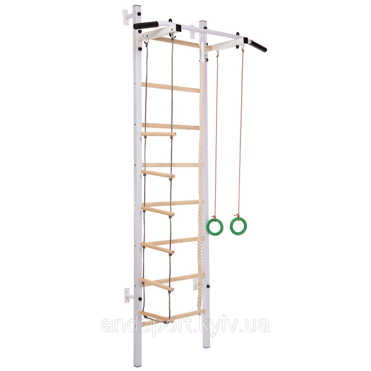 Шведська стінка-стійка з турніком SP-Planeta Піноккіо L-5753 сталь дерево Код L-5753