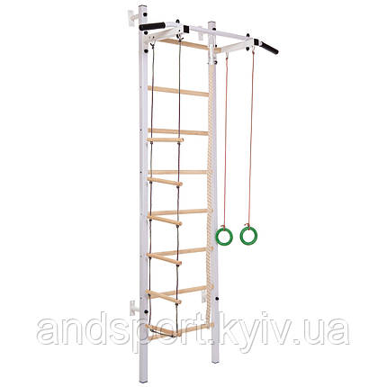 Шведська стінка-стійка з турніком SP-Planeta Піноккіо L-5753 сталь дерево Код L-5753, фото 1