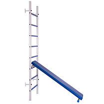 Шведська стінка-стійка з лавою для преса і спини SP-Planeta Тонус 1 L-6786 сталь білий Код L-6786, фото 3