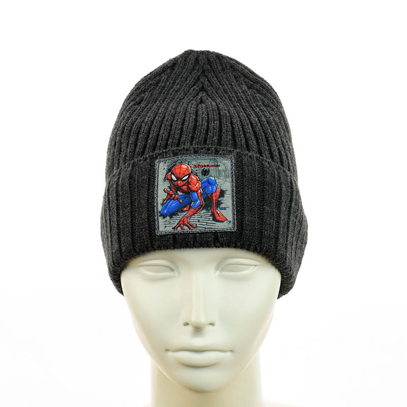 Зимова шапка для хлопчика "Spider-man" темно-сірий