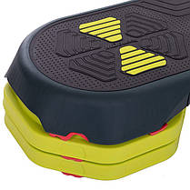 Степ-платформа MDBuddy FI-2587 (MD1712) 108x42x10-20см чорний-зелений Код FI-2587, фото 3