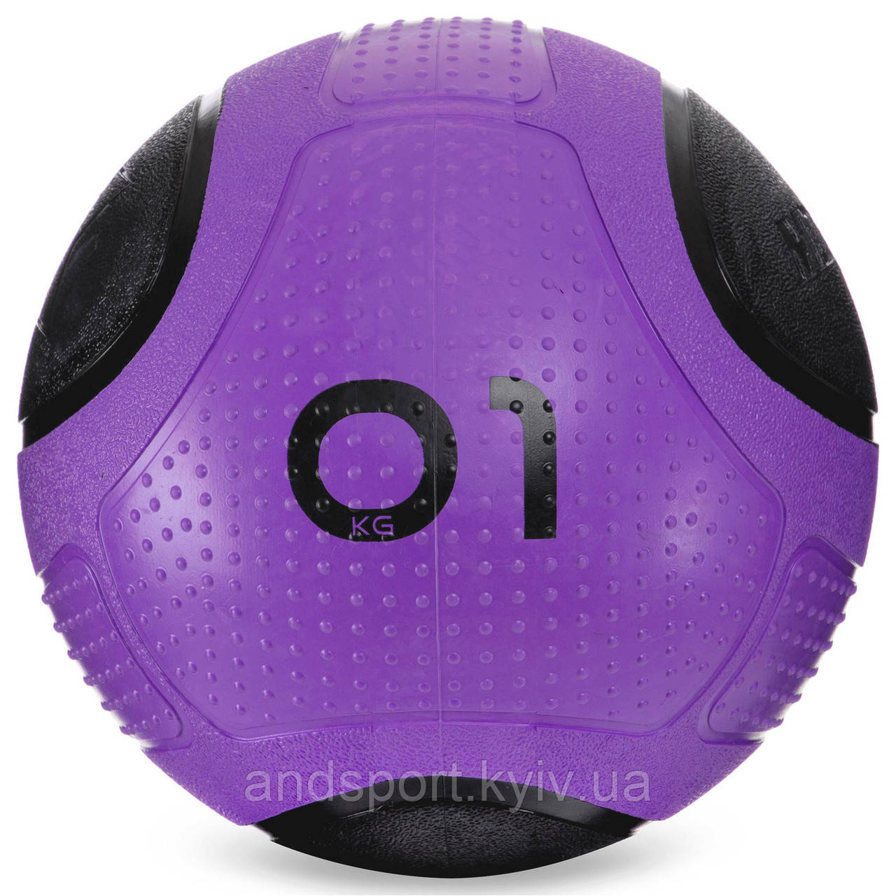 М'яч медичний медбол Zelart Medicine Ball FI-2620-1 1кг фіолетовий-чорний Код FI-2620-1