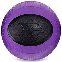 М'яч медичний медбол Zelart Medicine Ball FI-2620-1 1кг фіолетовий-чорний Код FI-2620-1, фото 3