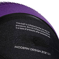 М'яч медичний медбол Zelart Medicine Ball FI-2620-1 1кг фіолетовий-чорний Код FI-2620-1, фото 4