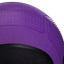 М'яч медичний медбол Zelart Medicine Ball FI-2620-6 6кг фіолетовий-чорний Код FI-2620-6, фото 4