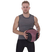 М'яч медичний медбол Zelart Medicine Ball FI-2824-8 8кг чорний Код FI-2824-8, фото 5