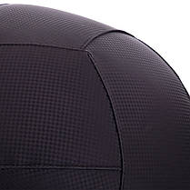 М'яч набивний для кросфіту волбол WALL BALL Zelart FI-2637-7 7кг чорний Код FI-2637-7, фото 3
