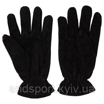 Рукавички тактичні, фліс, розмір уніка L/XL, колір чорний., фото 1