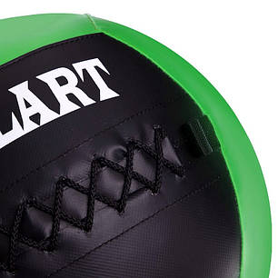 М'яч набивний для кросфіту волбол WALL BALL Zelart FI-5168-4 4кг чорний-зелений Код FI-5168-4, фото 3