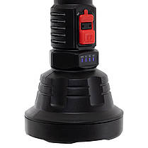 Ліхтарик ручний світлодіодний X-BALOG BL-826-3W чорний Код BL-826-3W, фото 6
