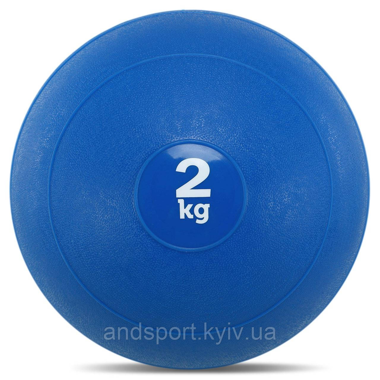 М'яч медичний слембол для кросфіту Record SLAM BALL FI-5165-2 2к синій Код FI-5165-2