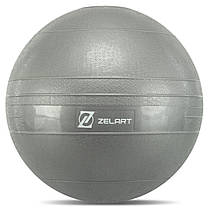 М'яч медичний слембол для кросфіту Record SLAM BALL FI-5165-8 8кг сірий Код FI-5165-8, фото 3
