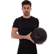 М'яч медичний слембол для кросфіту Zelart SLAM BALL FI-2672-12 12к чорний Код FI-2672-12, фото 5