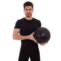 М'яч медичний слембол для кросфіту Zelart SLAM BALL FI-2672-15 15кг чорний Код FI-2672-15, фото 5