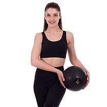 М'яч медичний слембол для кросфіту Zelart SLAM BALL FI-2672-4 4кг чорний Код FI-2672-4, фото 5