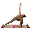 Килимок для йоги Джутовий (Yoga mat) Record FI-7157-7 розмір 183x61x0,3см принт Сакура Код FI-7157-7, фото 9
