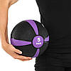 М'яч медичний медбол Zelart Medicine Ball FI-5122-5 5кг чорний-фіолетовий Код FI-5122-5, фото 8