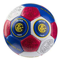 М'яч футбольний Grippy G-14 Inter Milan, червоний/синій/білий.