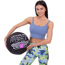 М'яч набивний для кросфіту волбол WALL BALL Zelart FI-2637-3 3кг чорний Код FI-2637-3, фото 6