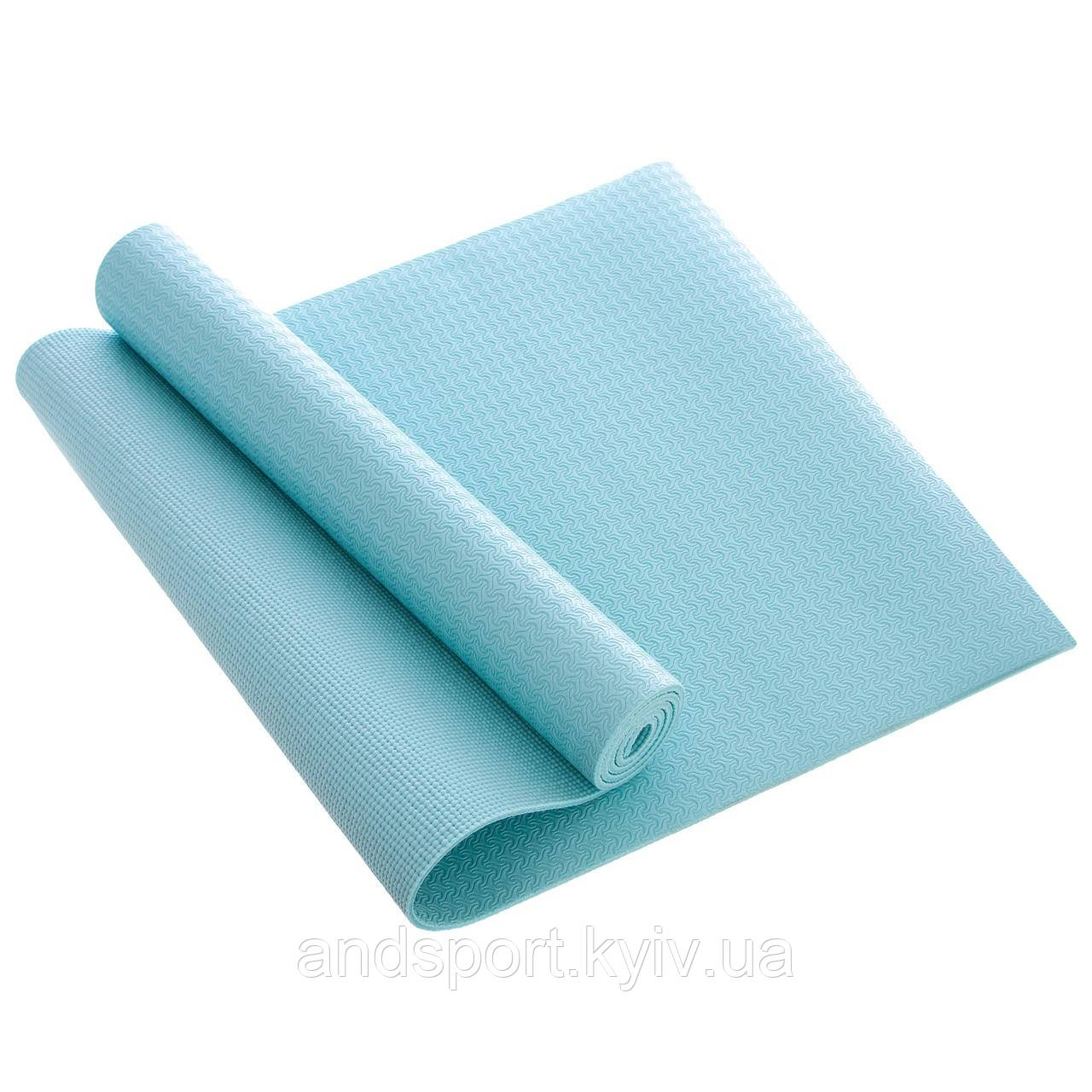 Килимок для фітнесу та йоги Zelart FI-1508 173x61x0,6см кольори в асортименті Код FI-1508