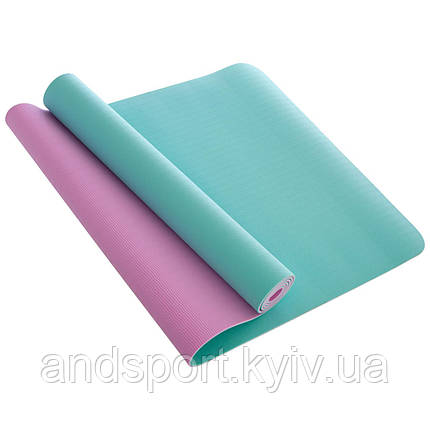 Килимок для фітнесу та йоги Zelart FI-1515 183x61x0,4см кольори в асортименті Код FI-1515, фото 1