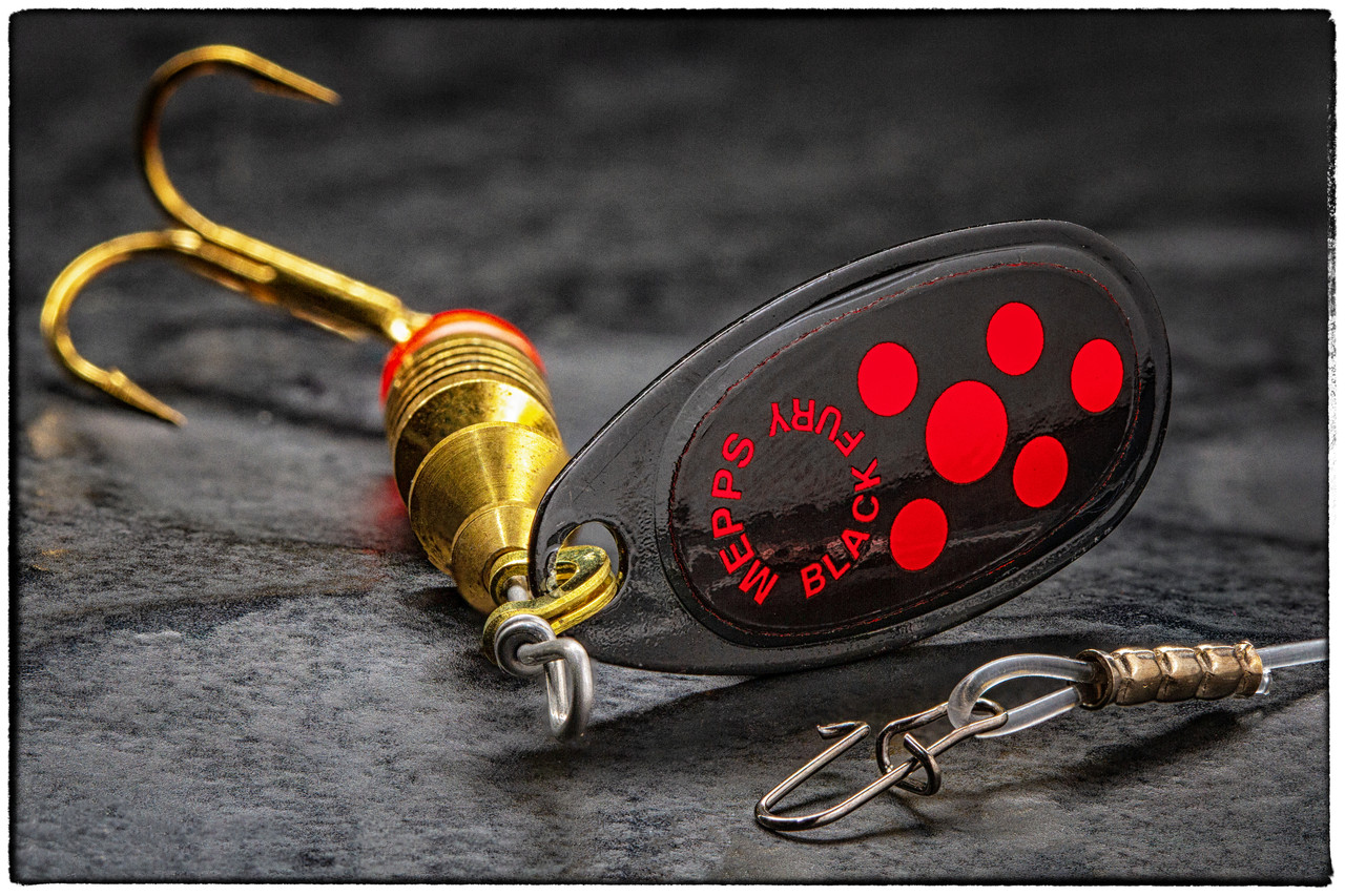 Блешня Mepps Black Fury №4 Black/Orange, фото 1