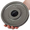 Млинці диски сталеві пофарбовані Zelart TA-7792-2_5 52мм 2,5 кг сірий Код TA-7792-2_5, фото 7