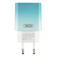 Мережевий Зарядний XO CE18 1Type-C PD/QC 30 W (Блакитний)